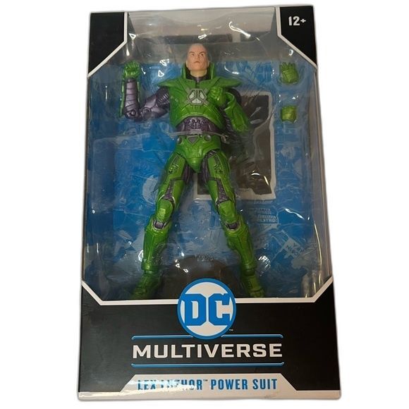 McFarlane DC Multiverse Villian Lex Luthor Green Power Suit 7" Action Figure NEW - Picture 7 of 9